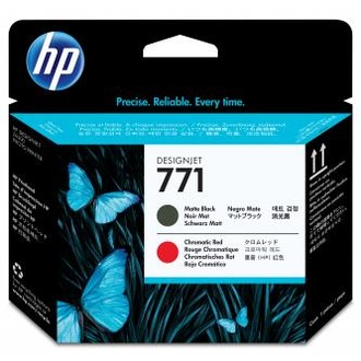 Papírenské zboží - HP originální tisková hlava CE017A, HP 771, matte black/chromatic red, HP HP Designjet Z6