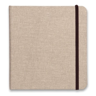 Papírenské zboží - Album Clairefontaine Goldline Natural 20 x 20 cm, 32 listů, 180 g