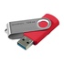 Papírenské zboží - Goodram USB flash disk, USB 3.0 (3.2 Gen 1), 128GB, UTS3, rot, UTS3-1280R0R11, USB A, mit einer drehbaren Kappe