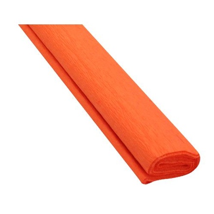 Papírenské zboží - Krepový papír tmavě oranžový