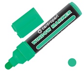 Papírenské zboží - Křídový fix na sklo Centropen JUMBO WINDOW 9121 zelený