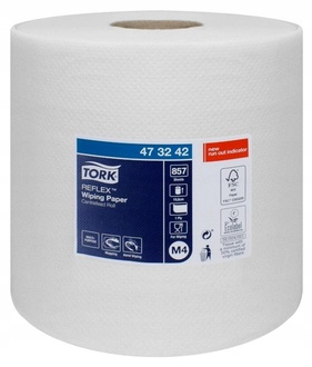 Papírenské zboží - Papírové ručníky v roli TORK 473242 Reflex M4 1vrstva bílé [1 ks]