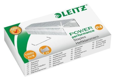 Papírenské zboží - Drátky Leitz Power Performance P4, 24/8