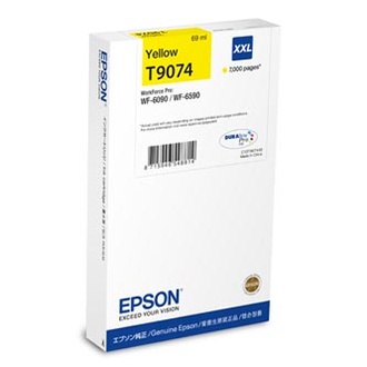 Papírenské zboží - Epson originální ink C13T907440, T9074, XXL, yellow, 69ml, Epson WorkForce Pro WF-6090DW