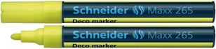Papírenské zboží - Kreidemarker Maxx 265, gelb, 2-3mm, flüssig, SCHNEIDER