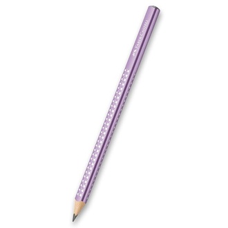 Papírenské zboží - Grafitová tužka Faber-Castell Sparkle Jumbo perleťové odstíny, fialová