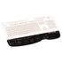 Papírenské zboží - Podložka pod klávesnici Fellowes Health-V Crystal, ergonomická, gelová, černá, 46.6x8.6 c