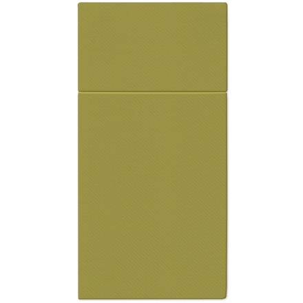 Papírenské zboží - Ubrousky na příbory PAW AIRLAID 40x40 cm Monocolor olive [25 ks]