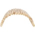Papírenské zboží - Holzbrücke für Meerschweinchen, verstellbar, unbehandeltes Holz, 52 x 30 cm