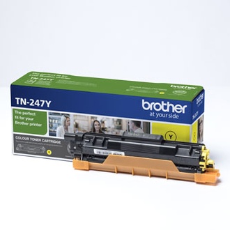 Papírenské zboží - Brother originální toner TN247Y, yellow, 2300str., Brother DCP-L3510CDW, DCP-L3550CDW, HL