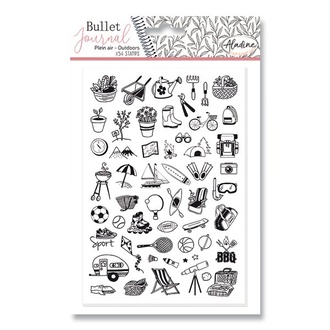 Papírenské zboží - Razítka Stampo Bullet Aladine Venku, 54 ks