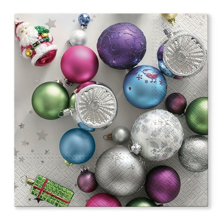 Papírenské zboží - Ubrousky TaT 33x33 cm Lots of Baubles