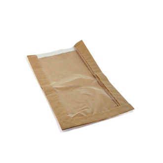 Papírenské zboží - Papírové sáčky s okénkem - pečivo velké (18+6 x 32 cm, ok.13 cm) [1000 ks]
