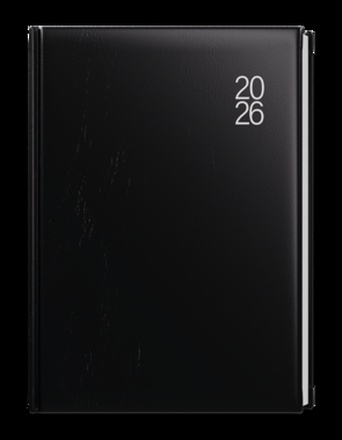 Papírenské zboží - Týdenní diář - Oskar - Balacron - A5 - černá