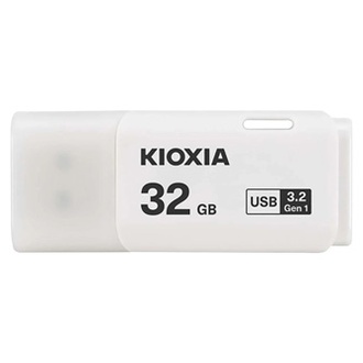 Papírenské zboží - Kioxia USB flash disk, USB 3.0, 32GB, Hayabusa U301, Hayabusa U301, bílý, LU301W032GG4
