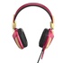 Papírenské zboží - E-blue IRON MAN EHS908, Spielkopfhörer mit Mikrofon, Lautstärkeregelung, rot, 2x 3.5 mm jack + USB