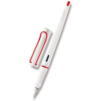 Papírenské zboží - Lamy Joy White + Red kaligrafické plnicí pero, hrot 1,5 mm