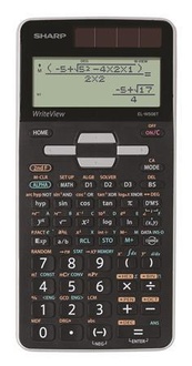 Papírenské zboží - Calculator, scientific, 640 functions, SHARP "EL-W506TGY"
