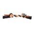 Papírenské zboží - Baumwolle HipHop Knoten 2 Dochte, grau - dunkelgrau, orange 20cm, 55g