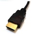 Papírenské zboží - Kabel HDMI M- HDMI (micro) M, High Speed, 2m, goldene Konnektore, schwarz