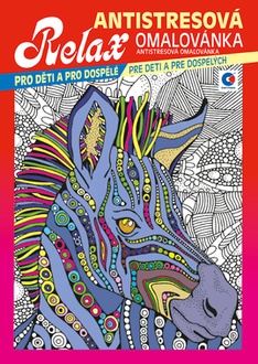 Papírenské zboží - Antistresová omalovánka A4 - Relax