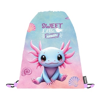 Papírenské zboží - Sáček na cvičky Axolotl