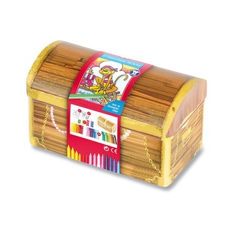 Papírenské zboží - Dětské fixy Faber-Castell 155536 Connector truhla, 33 barev