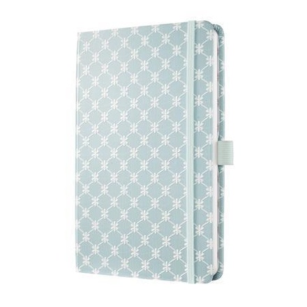 Papírenské zboží - Exkluzivní zápisník “Jolie”, pastelově modrá, linkovaný, 135x203 mm, 174 listů, SIGEL