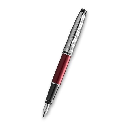 Papírenské zboží - Waterman Expert Deluxe Dark Red CT hrot F