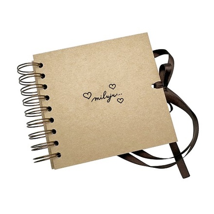 Papírenské zboží - Scrapbook Mini - 130x130 - Miluju