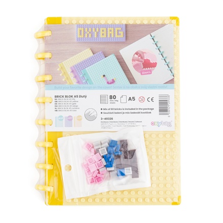 Papírenské zboží - Blok A5 Brick blok žlutý
