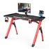 Papírenské zboží - ULTRADESK Spieltisch INVADER - RED, 120x64 cm, 75 cm