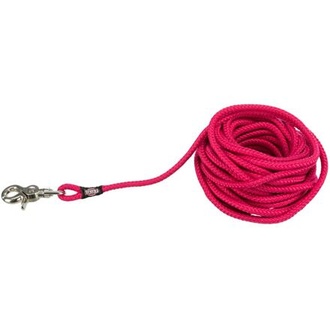 Papírenské zboží - Stopovací vodítko kulaté, vypouštěcí karabina - fuchsia S-L:15m/6mm