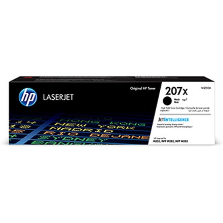 Papírenské zboží - HP originální toner W2210X, black, 3150str., HP 207X, high capacity, HP Color LaserJet Pr