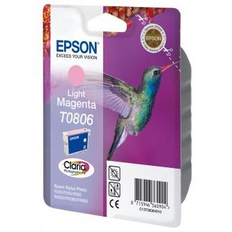 Papírenské zboží - Epson originální ink C13T08064011, light magenta, Epson Stylus Photo PX700W, 800FW, R265,
