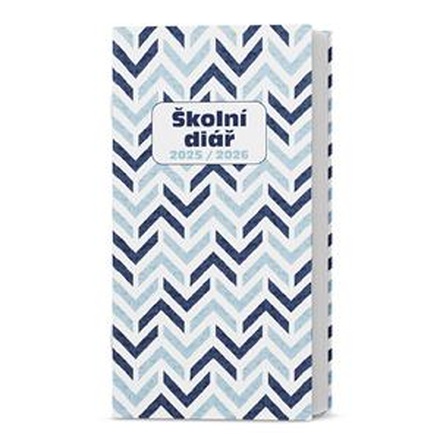 Papírenské zboží - Měsíční diář  - Klára - lamino - Modř