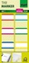 Papírenské zboží - Lesezeichen, Farbmix, Folie, mit weißem Streifen, 25 x 38 mm, 6 x 10 Stück, SIGEL