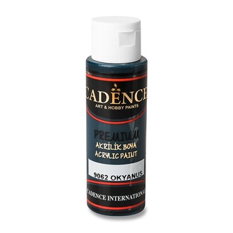 Papírenské zboží - Akrylové barvy Cadence Premium 70 ml,mořská modř