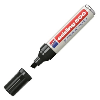 Papírenské zboží - Permanentní popisovač "500" černá, 2-7mm, klínový hrot, EDDING