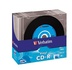 Papírenské zboží - CD-R 700MB, 80min., 52x, Vinyl, DLP Crystal AZO, Verbatim, Slimbox