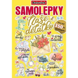 Papírenské zboží - Samolepkový sešit - Naše děťátko