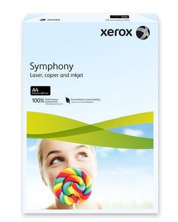 Papírenské zboží - Xerografický papír "Symphony", světle modrá, A4, 80g, XEROX