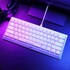 Papírenské zboží - Marvo KG962 EN - R, Tastatur US, Gaming, mechanischer Typ verkabelt (USB), weiß, hintergrundbeleuchtet,