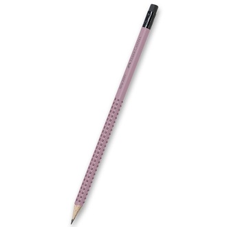 Papírenské zboží - Grafitová tužka Faber-Castell Grip 2001 s pryží tvrdost B, rose shadows