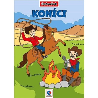 Papírenské zboží - Omalovánka - A5 - Koníci