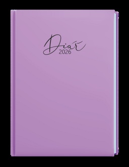 Papírenské zboží - Týdenní diář - Prokop - Pastel - B6 - fialová