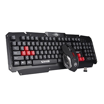 Maus, Verpackung schwarz KW509, mit CZ/Sk, Gamingset, Tastatur Gastro schnurlos, der optischen Marvo |