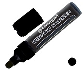 Papírenské zboží - Křídový fix na sklo Centropen JUMBO WINDOW 9121 černý