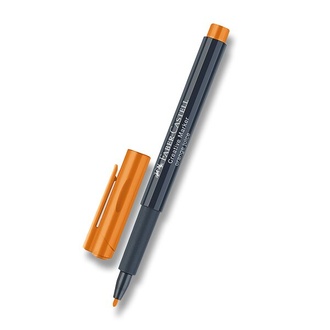 Papírenské zboží - Popisovač Faber-Castell Creative oranžový