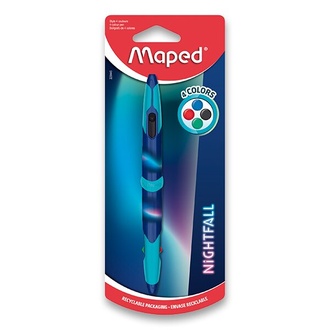 Papírenské zboží - Kuličková tužka Maped Twin Tip 4 Nightfall